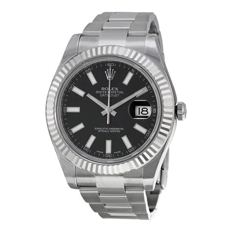 rolex datejust 40 indossato|rolex datejust ii black.